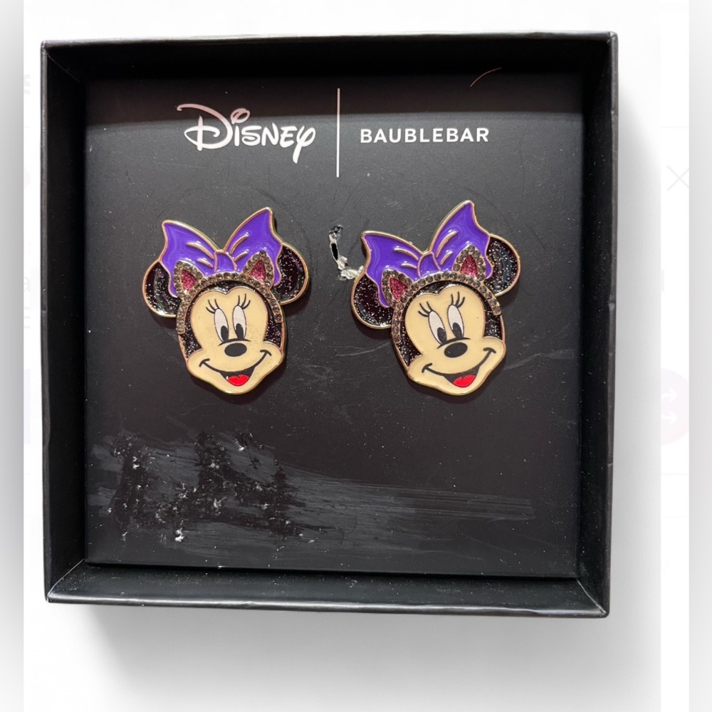 DISNEY X BAUBLEBAR MINNIE HALLOWEEN EARRINGS